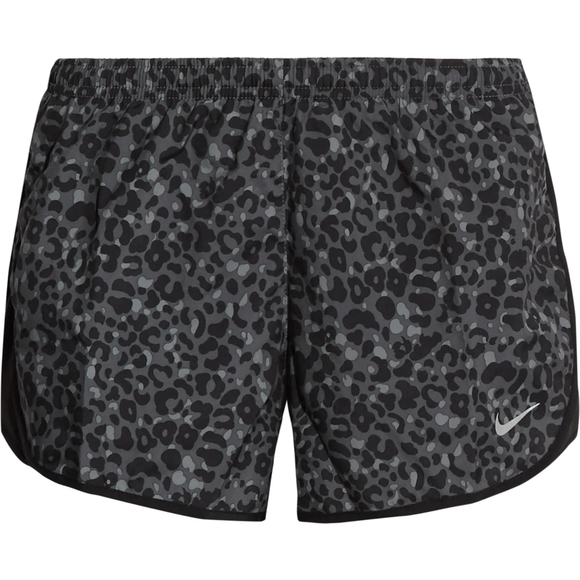 Nike Black Cheetah Print Running Shorts 